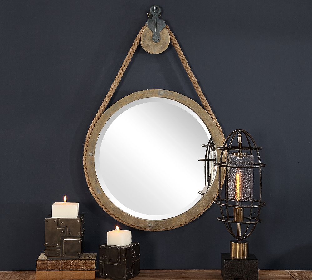 Caspian Round Mirror