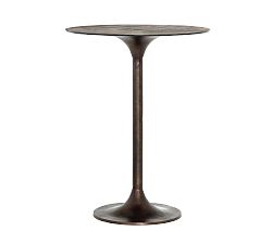 Collier Metal Round Bar Height Outdoor Dining Table (32&quot;)