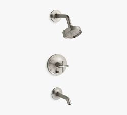Kohler Purist &#174; Rite-Temp&#174; Cross Handle Shower and Tub Faucet W/ 2.5 GPM Showerhead