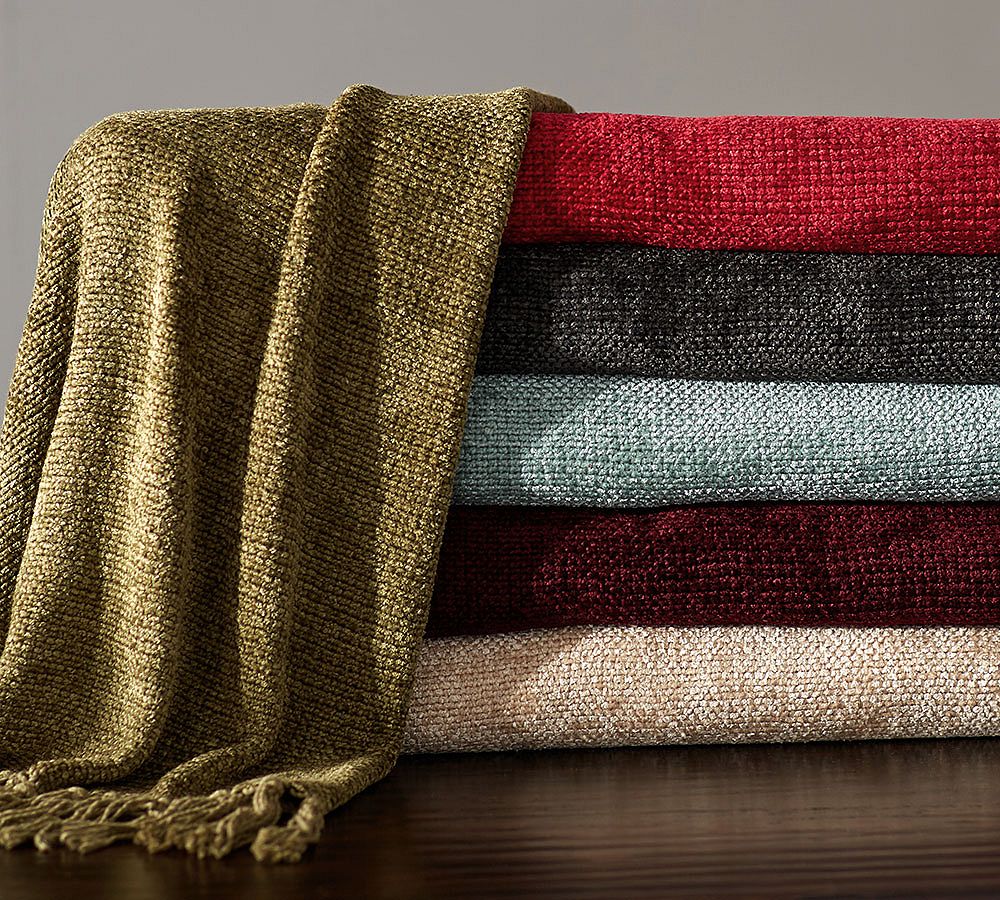 Rayon Chenille Throw