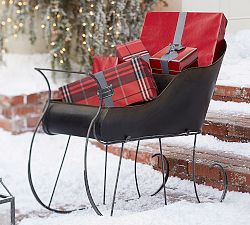 Bronze Metal Sleigh