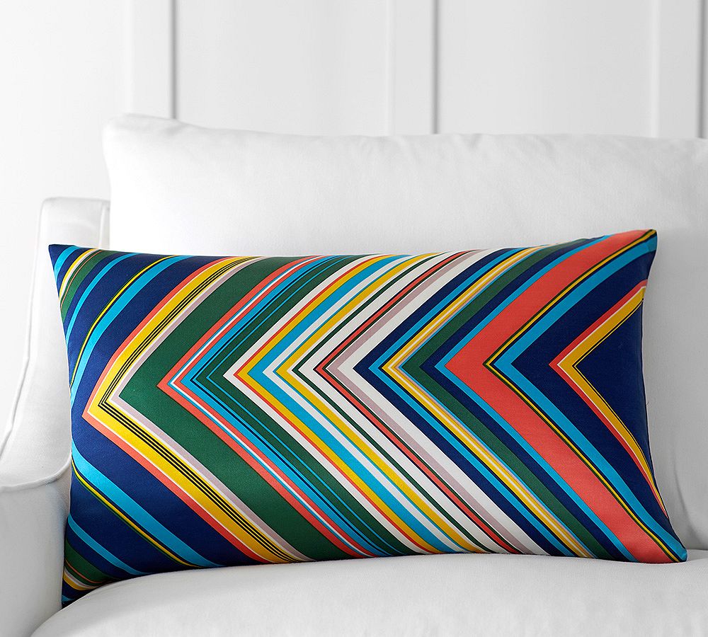 Tamara Striped Lumbar Pillow Cover