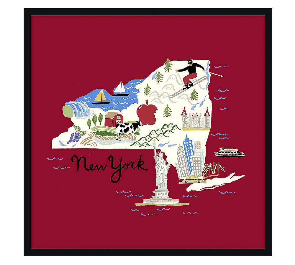 New York Framed Print