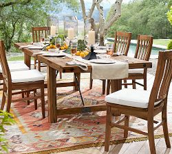 Benchwright Outdoor 74&quot; Extendable Rectangular Dining Table