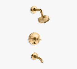 Kohler Purist &#174; Rite-Temp&#174; Cross Handle Shower and Tub Faucet W/ 2.5 GPM Showerhead