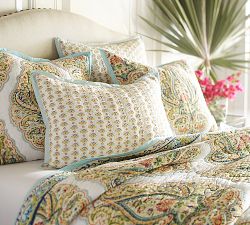 Quinn Wholecloth Quilt &amp; Shams
