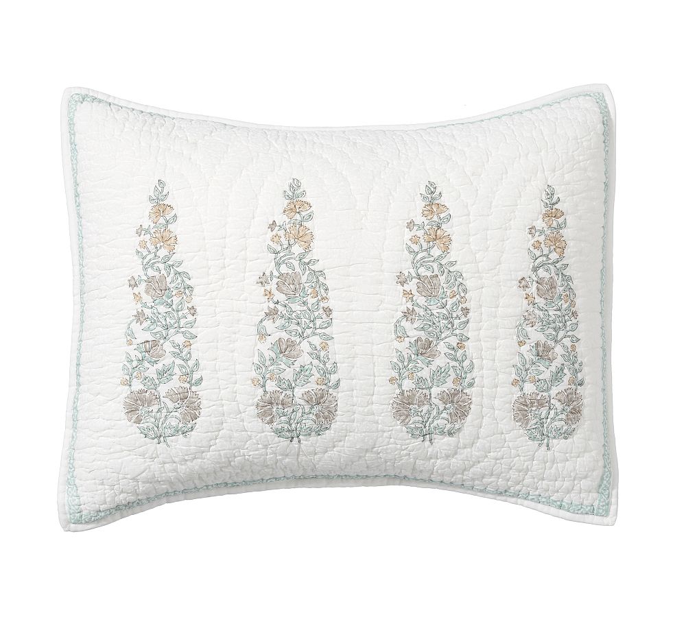 Kirra Reversible Block Print Sham
