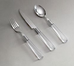 Lucite 12-Piece Flatware Set
