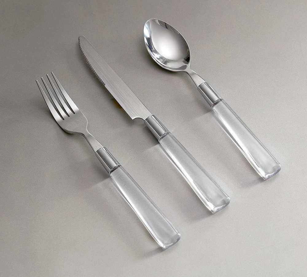 Lucite 12-Piece Flatware Set
