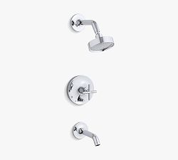 Kohler Purist &#174; Rite-Temp&#174; Cross Handle Shower and Tub Faucet W/ 2.5 GPM Showerhead