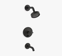 Kohler Purist &#174; Rite-Temp&#174; Cross Handle Shower and Tub Faucet W/ 2.5 GPM Showerhead