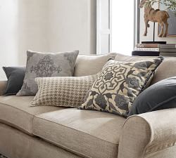 Fenton Two Toned Lumbar Pillow Cover