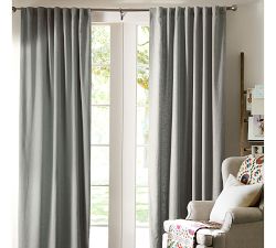 Open Box:Emery Linen Blackout Curtain