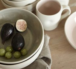 Pinch Stoneware Mugs, Set of 4