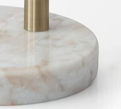 Locke 3-Arm Marble Arc Floor Lamp (83&quot;)