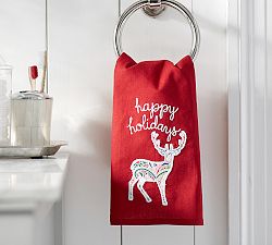Reindeer Guest Towel