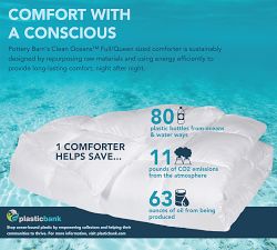 Clean Oceans Recycled Down Alternative Duvet Insert