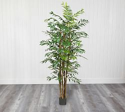 Faux Bamboo Palm Tree