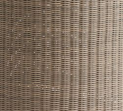 Georgia All-Weather Wicker Single Chaise Lounge with Arms