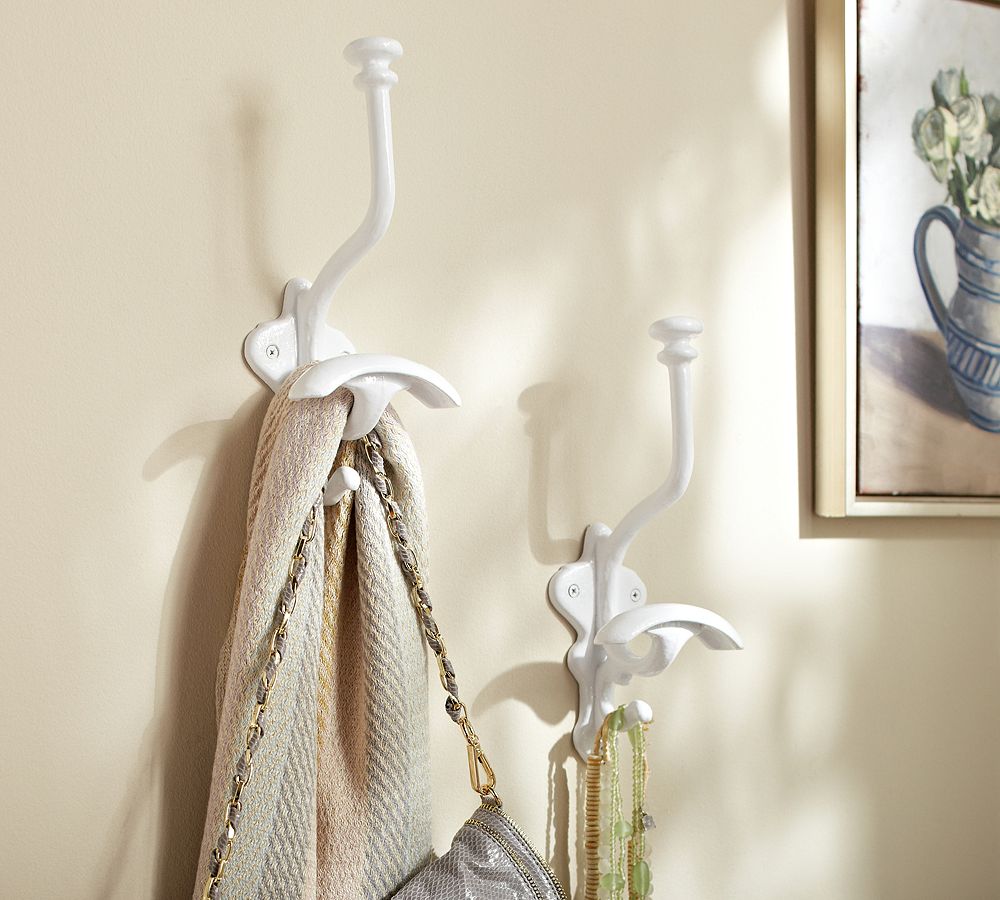 White Ceramic Hook