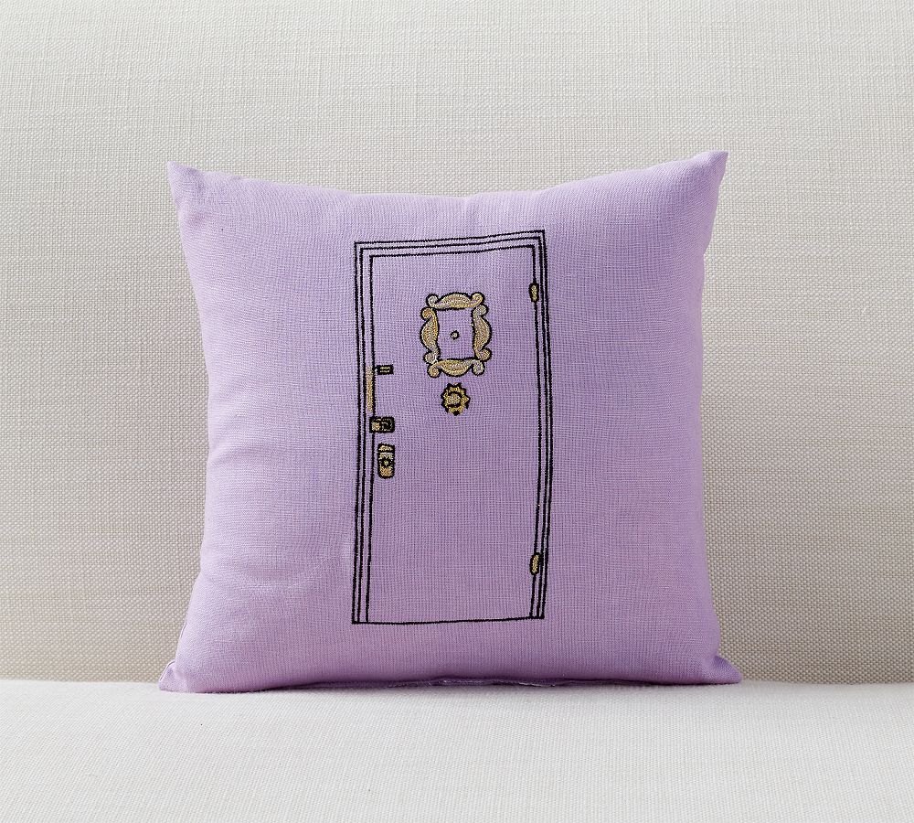Friends Apartment Door Pillow