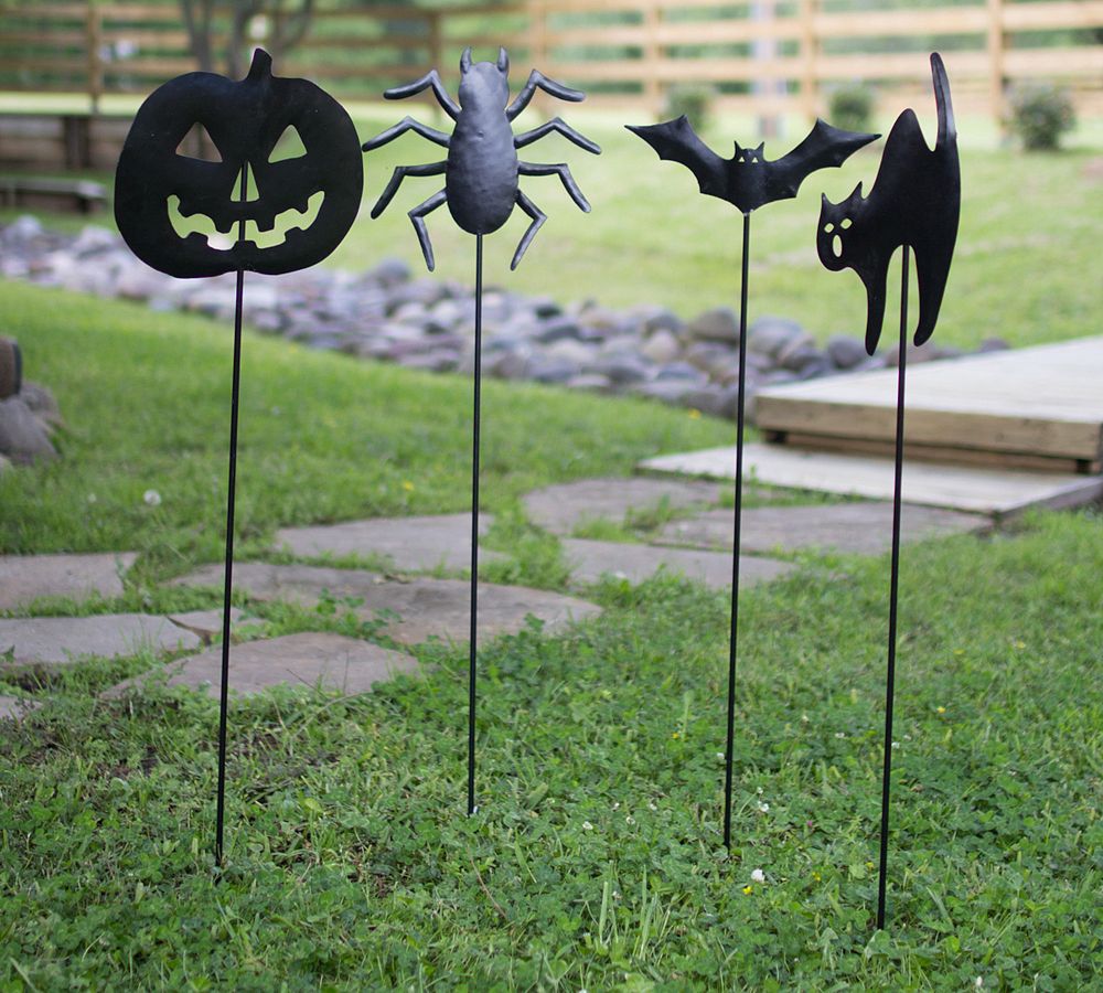 Halloween Yard Stakes - Set of 4
