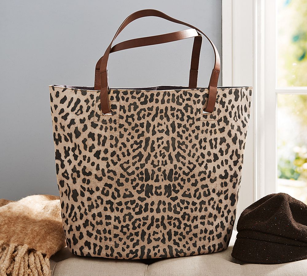 Leopard Bucket Tote