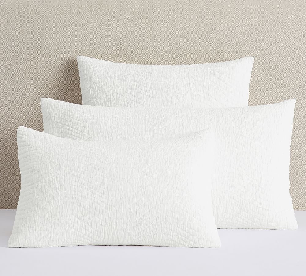 Wave Matelasse Sham