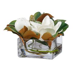 Faux Magnolias Composed Arrangement