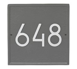 Square Modern Wall Address Plaque
