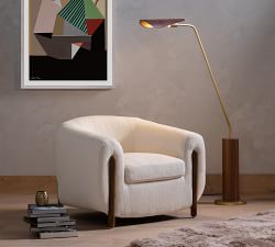 Canlish Leather Floor Lamp (56&quot;)
