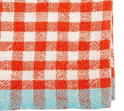 Caravan Gingham Linen Napkins - Set of 4