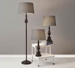 Cass Metal Floor &amp; Table Lamp Set (29&quot;-61&quot;)