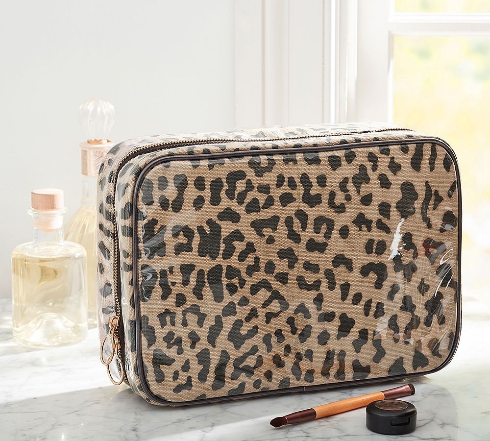 Mega Makeup Case - Black Leopard Rts main image 1
