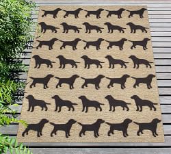 Three Dogs Hand-Tufted Performance Rug