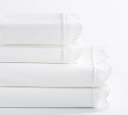Monique Lhuillier Coralie Cotton Sheet Set