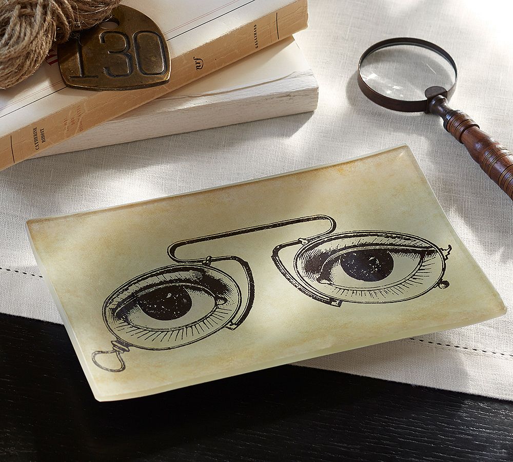 Eyeglass Decoupage Tray