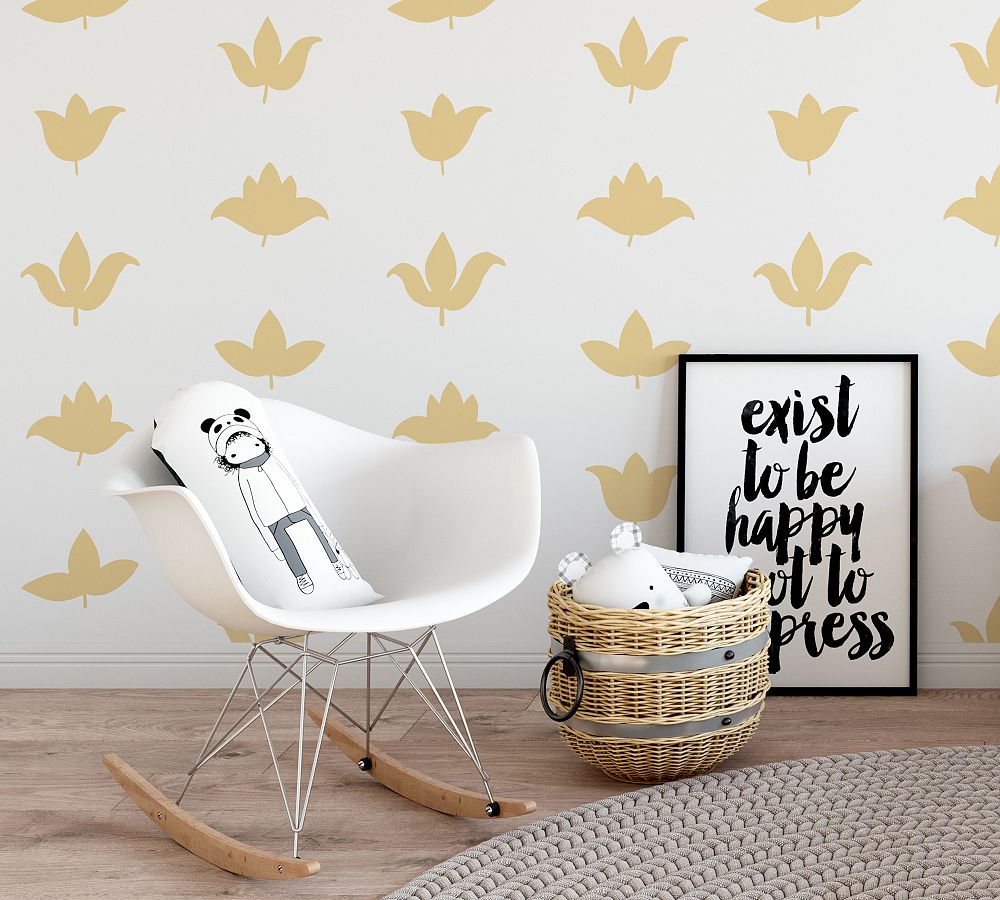 Flower Buds Removable Removable Wall Decal