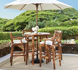Hampstead Teak Outdoor Barstool