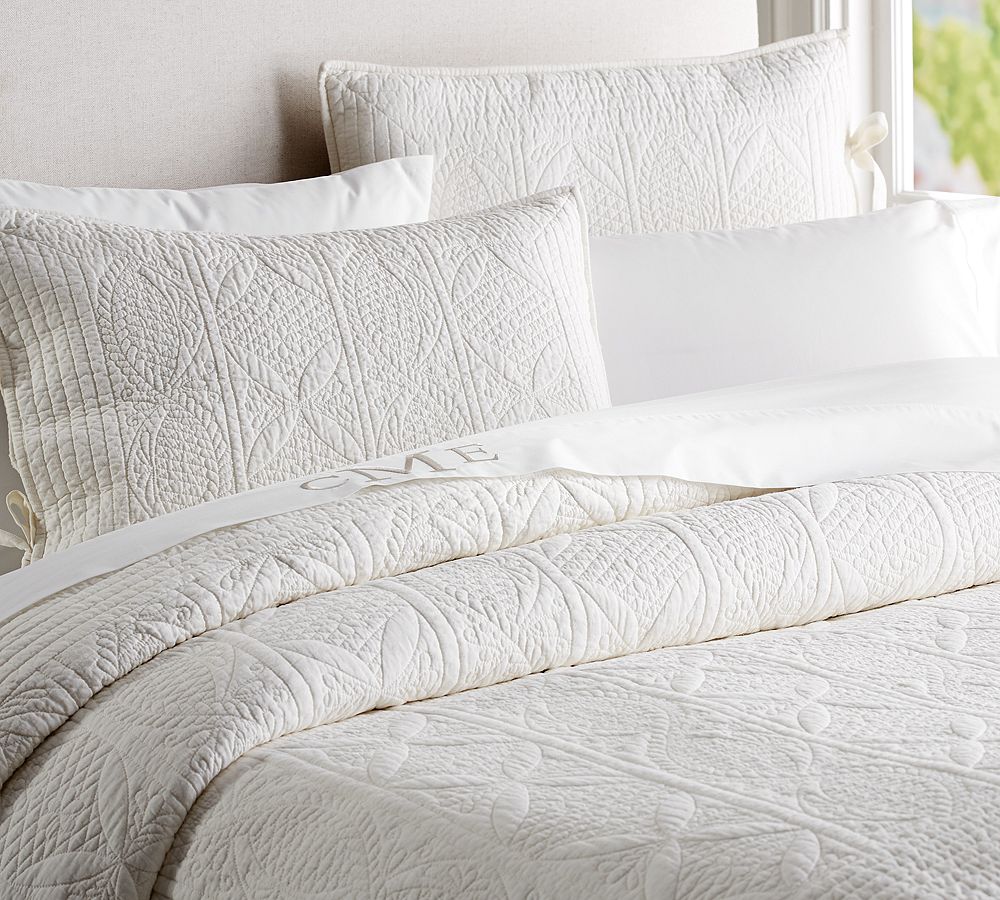 Hanna Cotton Linen Quilt &amp; Shams
