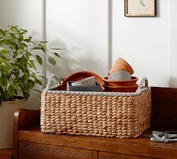Metallic Rim Utility Baskets