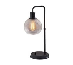 Barnet Hand-Blown Glass Globe USB Task Lamp (21&quot;)