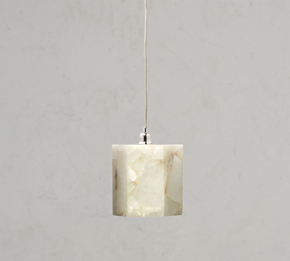 Beatrice Alabaster Mini Pendant (7&quot;)
