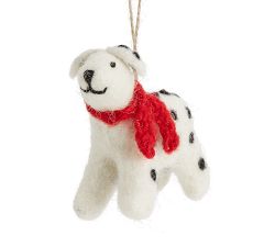 Felt Dalmatian Ornament