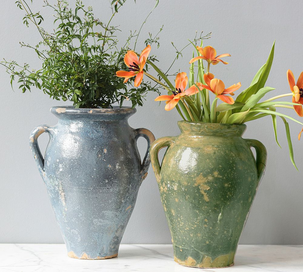 Found Terracotta Amphora with Rim