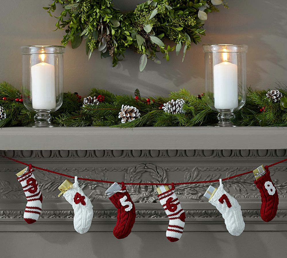 Knitted Stocking Advent Calendar