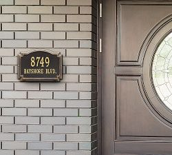 Williamsburg Address Wall Plaque