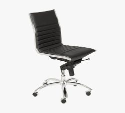 Fowler Armless Swivel Desk Chair