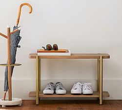 Grace Mango Wood Shoe Bench