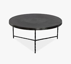 Logan Round Metal Coffee Table (36&quot;)